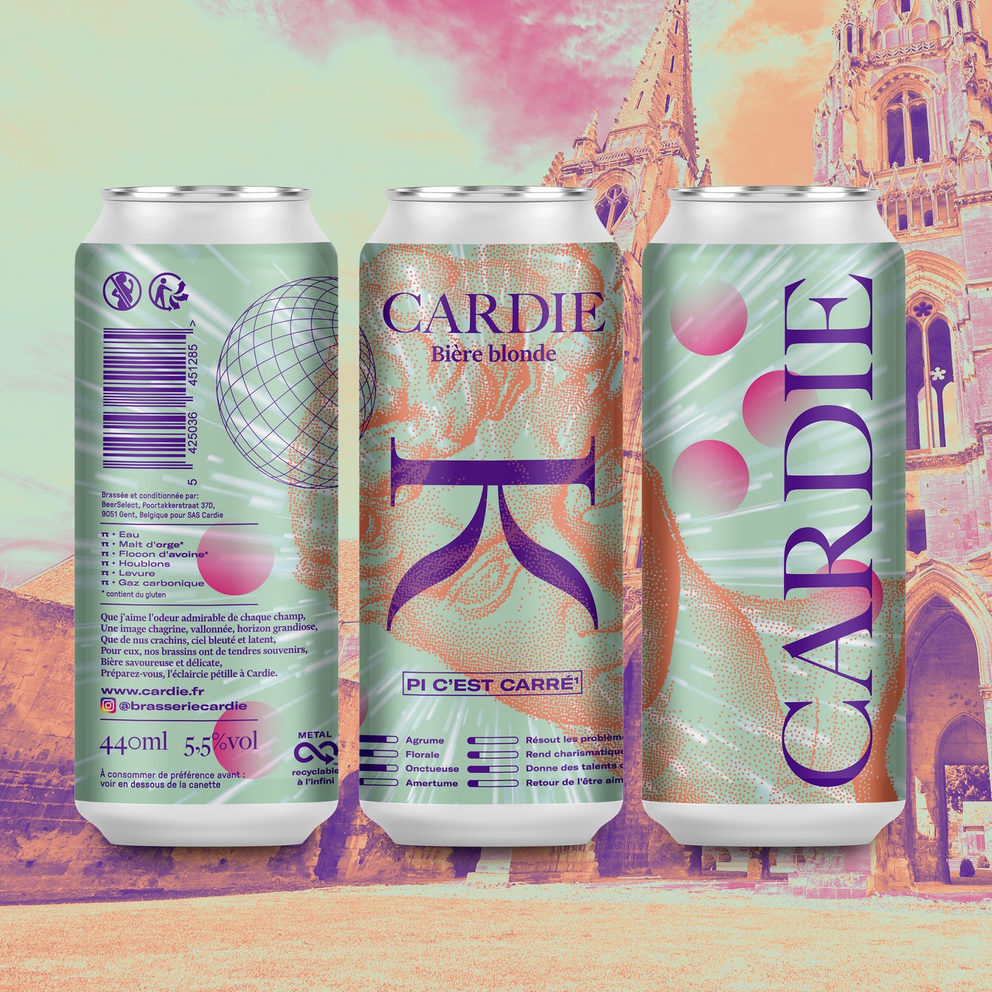 Cardie #1 (carton de 12 + 2 verres offerts)