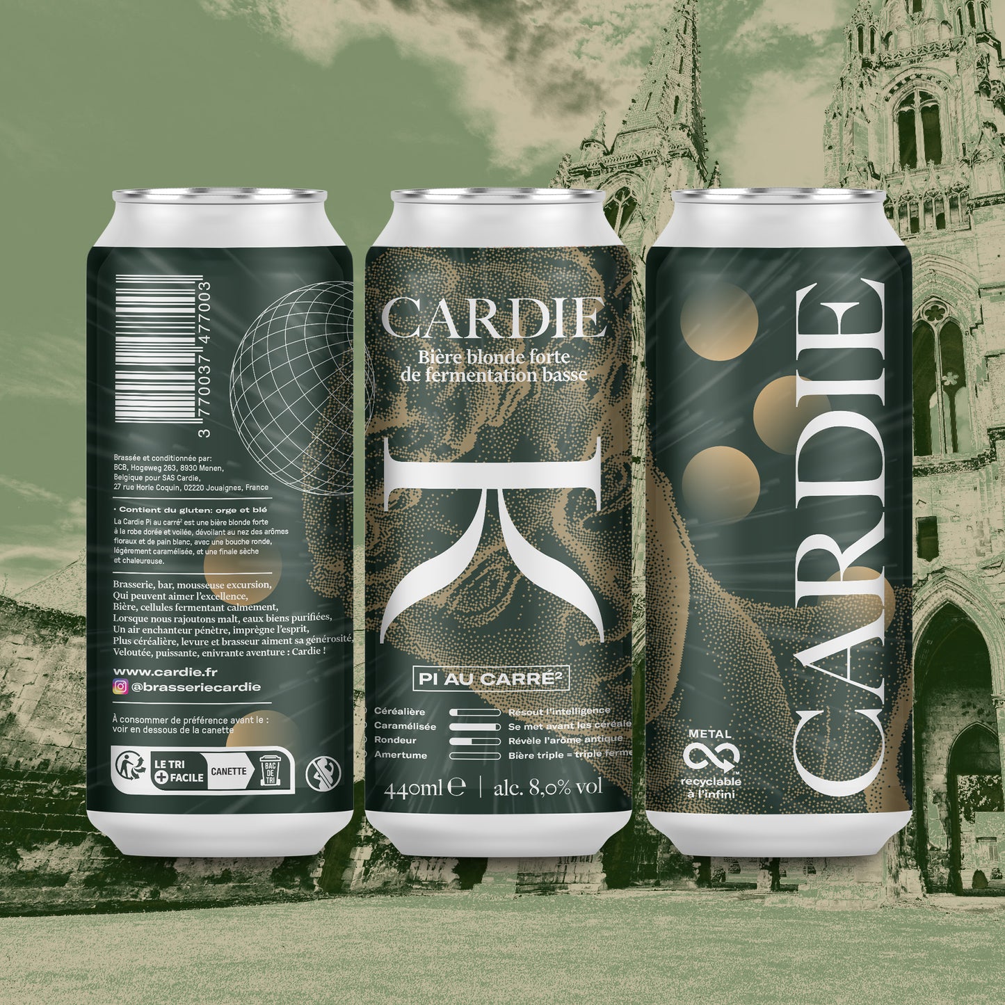 CARDIE #2 : Pi au carré (coffret de 6)